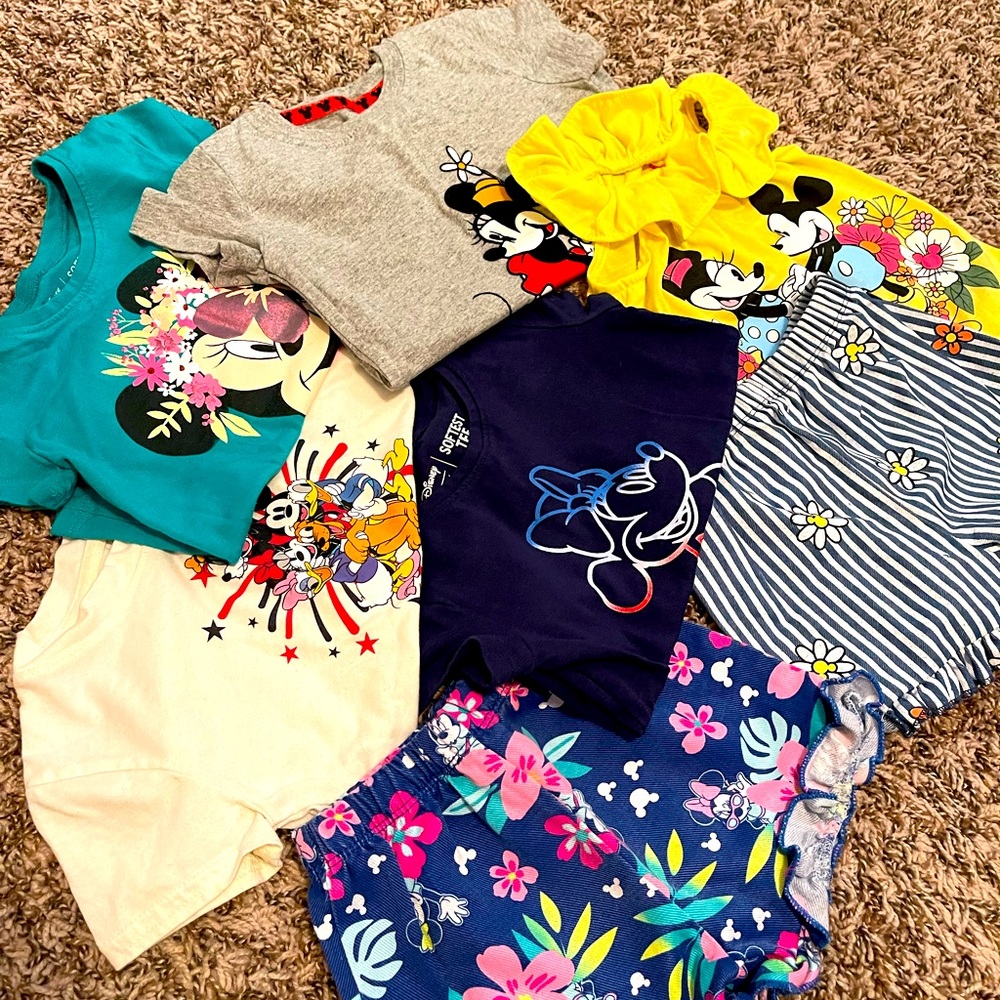 Disney Minnie Mouse Clothes Bundle 2T
